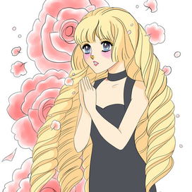 Девушка в манга стиле