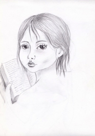 девочка с книгой