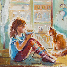 Уютный день: первый снег