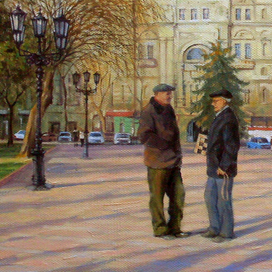 Вечерние шахматы (фрагмент)