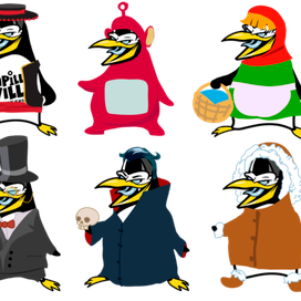 Penguin stikers