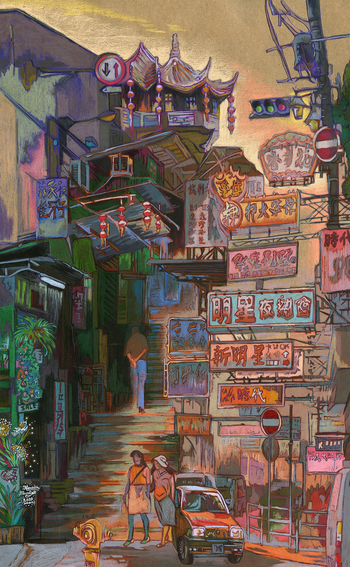 Улица в Гонконге