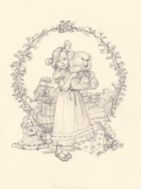 Вариант эскиза титульной страницы к "Сказки Эльфов"