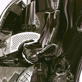 Разворотная иллюстрация к рассказу Станислава Лема "Терминус"