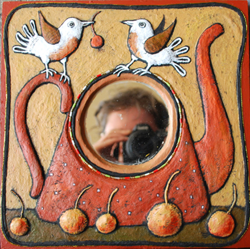 Красный чайник