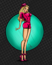 девушка и телефон