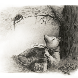 Свинья под дубом