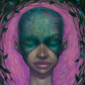 зеленая маска