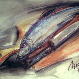 Селедка с тусклым глазом. Из серии "Мужские бутерброды"