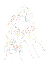 Девушка с корзинкой