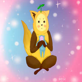 Лисенок форест и его игрушка