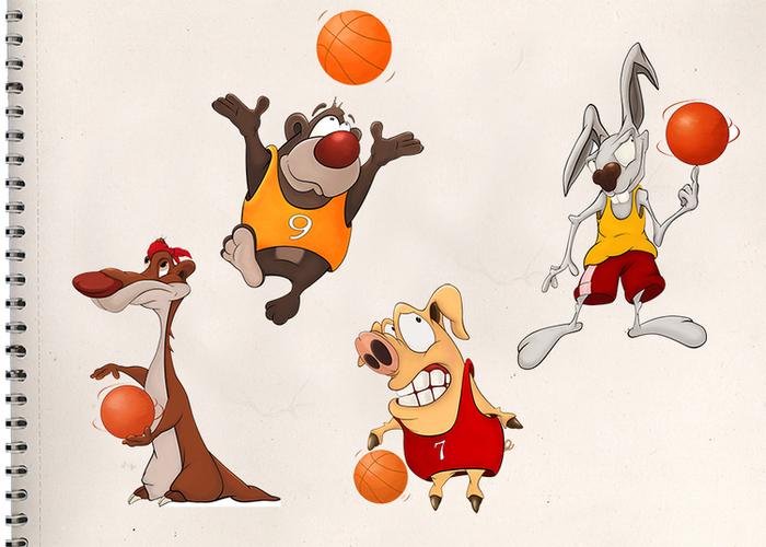 баскетболисты