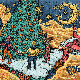 Новогодняя открытка