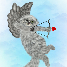 Кот купидон