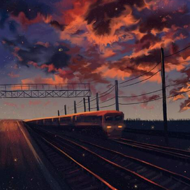 А поезд идёт, и железо поет