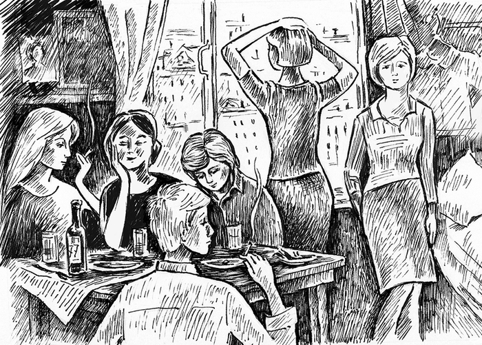 Посиделки в общежитии