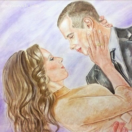 Портрет акварелью