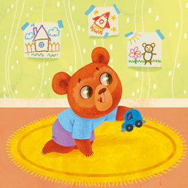 Иллюстрация для книжки с окошками 