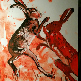 Во время борьбы