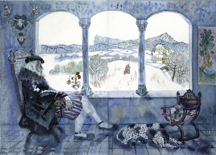  разворот к сказке А. Дюма "Человек, который не мог плакать"