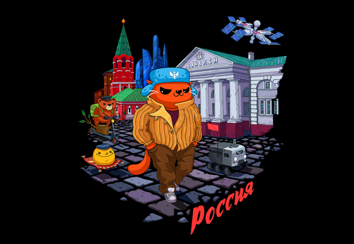 Принт для бренда одежды Popmerch