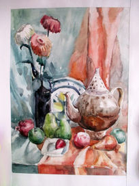  коричневый натюрморт