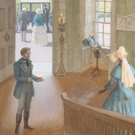 Уилки Коллинз. Рэчел покидает загородный дом.