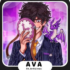 Аватар в стиле ArkLines Draw
