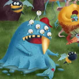 Иллюстрации для серии книг "Early Readers" (США)