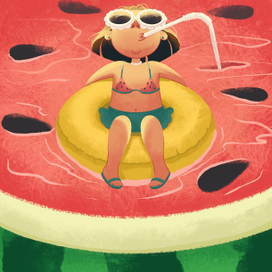 Арбузная девочка