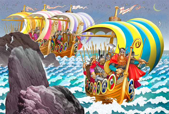  А.С.Пушкин "Сказка о золотом петушке" Распашная иллю.