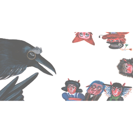 Ворон и домовые 