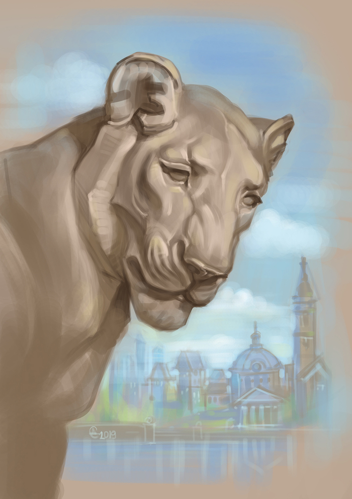 городской лев