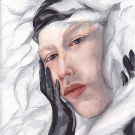 Белые меха.