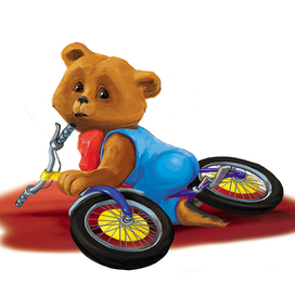 несчастный мишутка