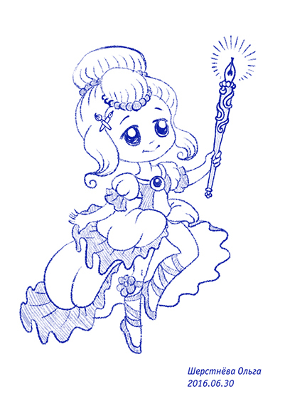 Эскиз маскота