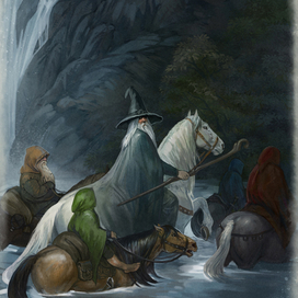 Хоббит, переход реки