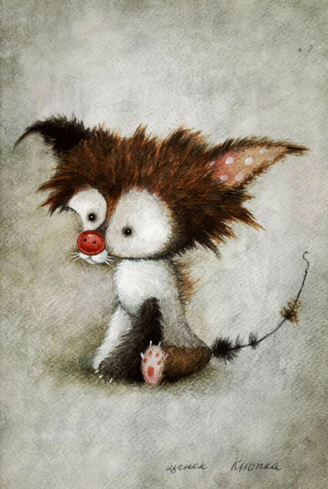 Игрушка щенок Кнопка