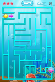 Игровое поле игры "Fish maze"