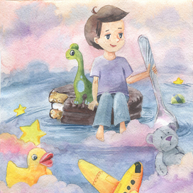 Иллюстрация для книги "Ванины сны" Светланы Воропаевой