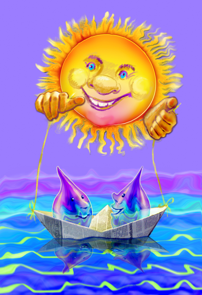 "Дружба" иллюстрация для детского сада"Ручеек"