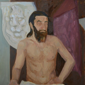 Мужчина и лев