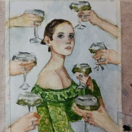 девушка голубых кровей