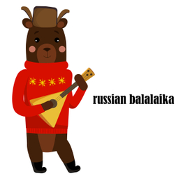 Russian balalaika