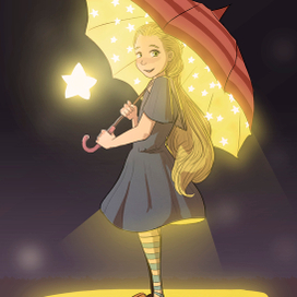 Девочка с зонтиком