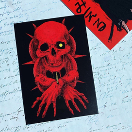 Открытка Череп 