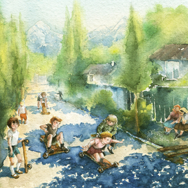 Тачки. Мое детство.