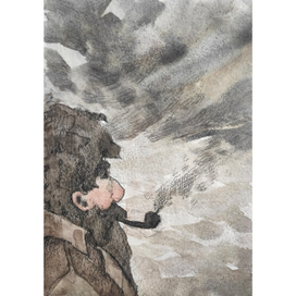 Лонгрен у моря (иллюстрации к повести Алые паруса)