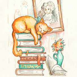 Книжный кот