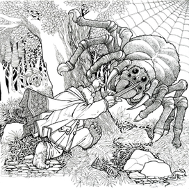 БОЙ С ПАУКАМИ